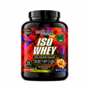 Maximize Nutrition 100% CFM Whey Protein Isolate – Butter Scotch